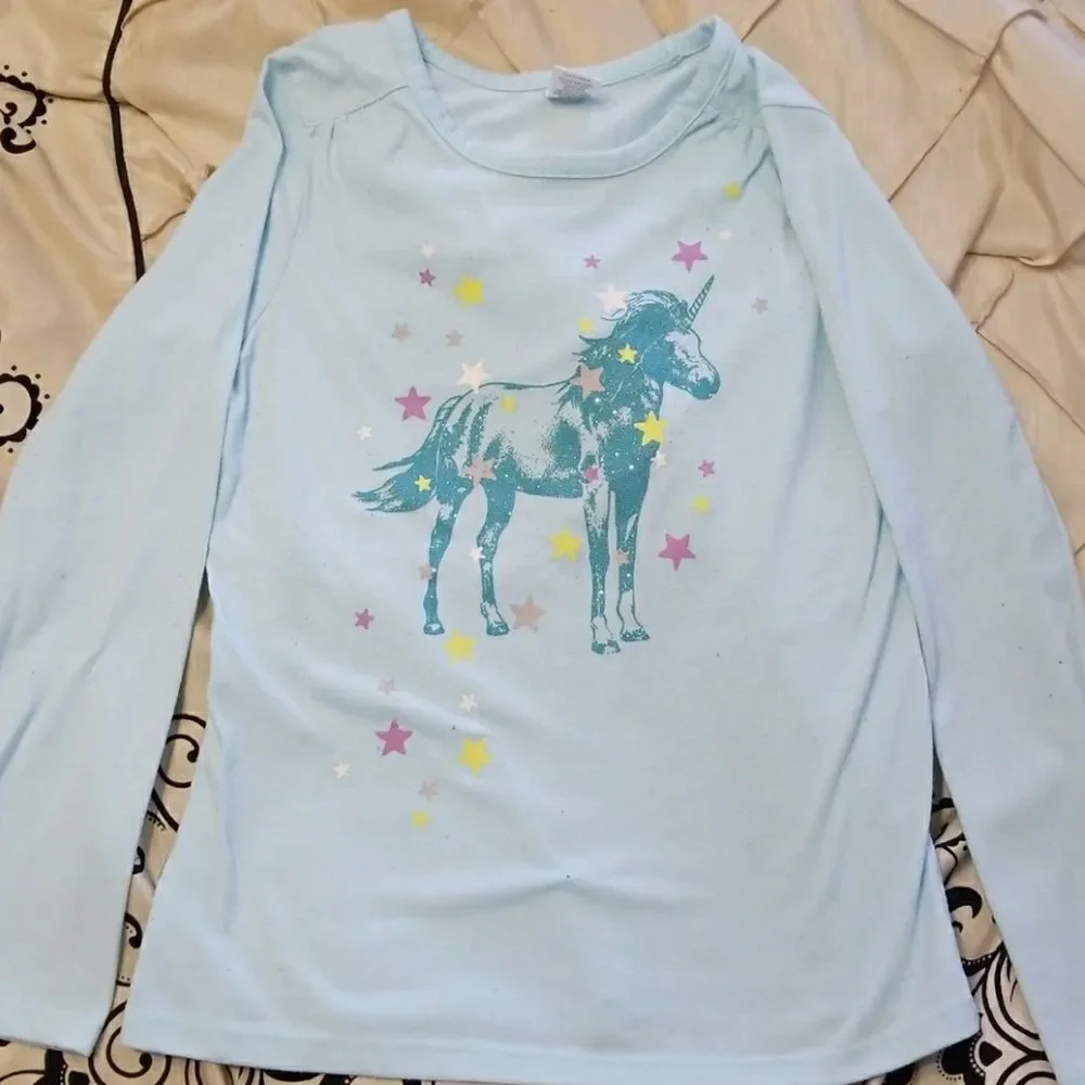 GAP Girls unicorn PJ Tops